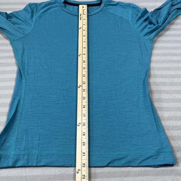 Segments Shirt Womens Medium Blue Long Sleeve Performance Base Layer Athletic - Picture 6 of 8